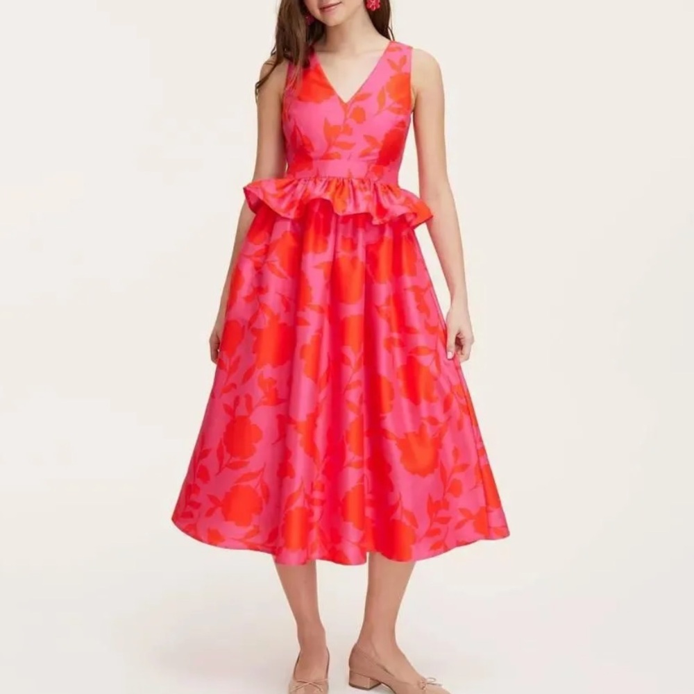 Kate Spade Pink, Peplum, Floral Women's Dress